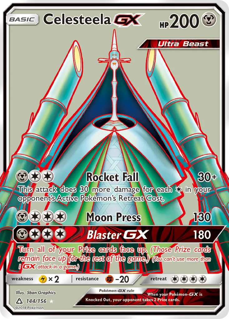 Celesteela GX — SM - Ultra Prism — Pokémon