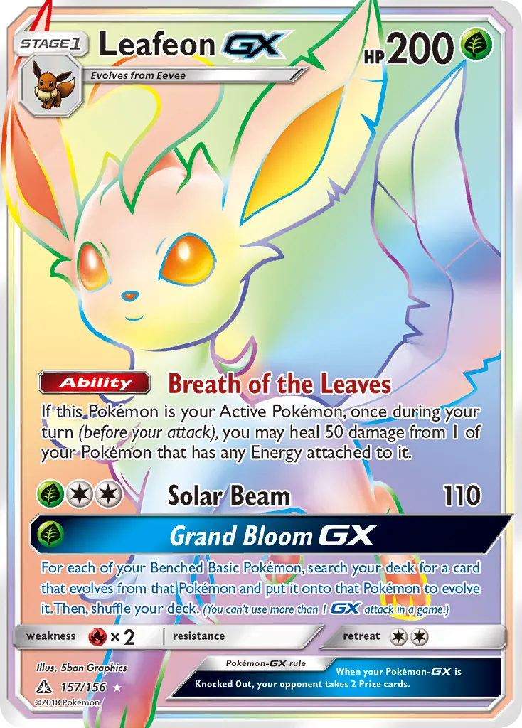 Leafeon GX — SM - Ultra Prism — Pokemon