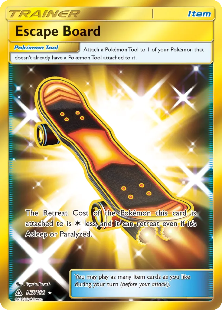 Skateboard Évasion — SM - Ultra Prism — Pokemon