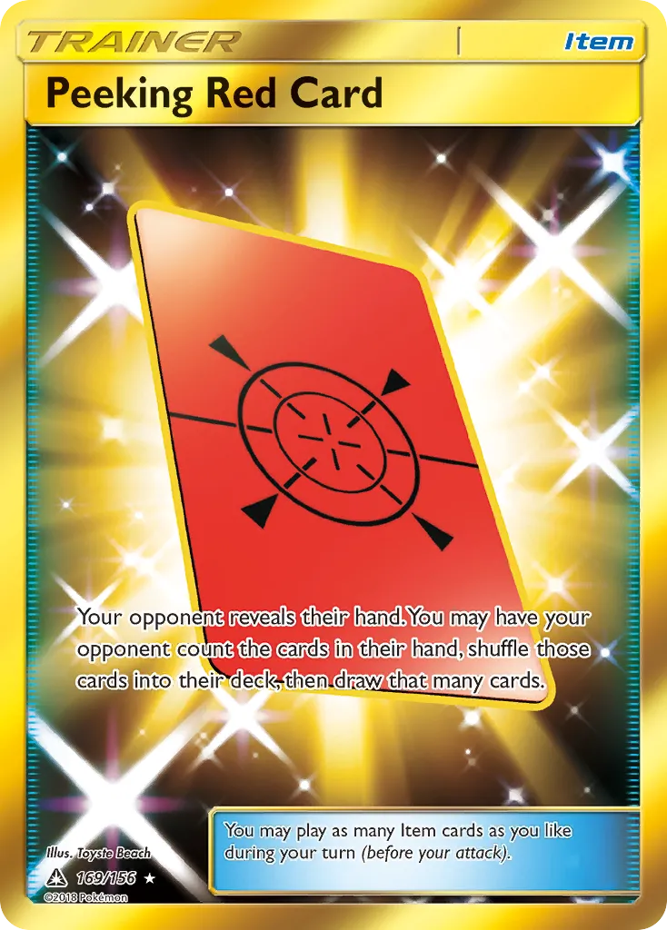 Coup d'Œil au Carton Rouge — SM - Ultra Prism — Pokemon