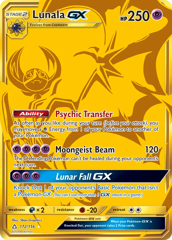 Lunala GX — SM - Ultra Prism — Pokémon