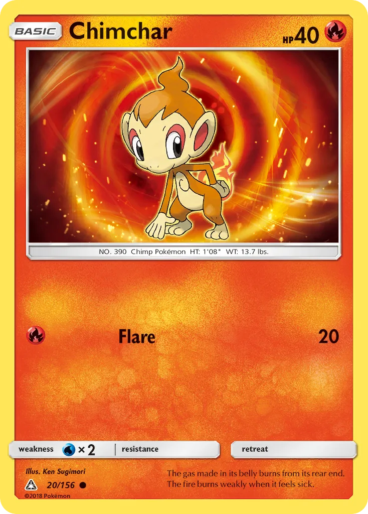 Chimchar — SM - Ultra Prism — Pokémon