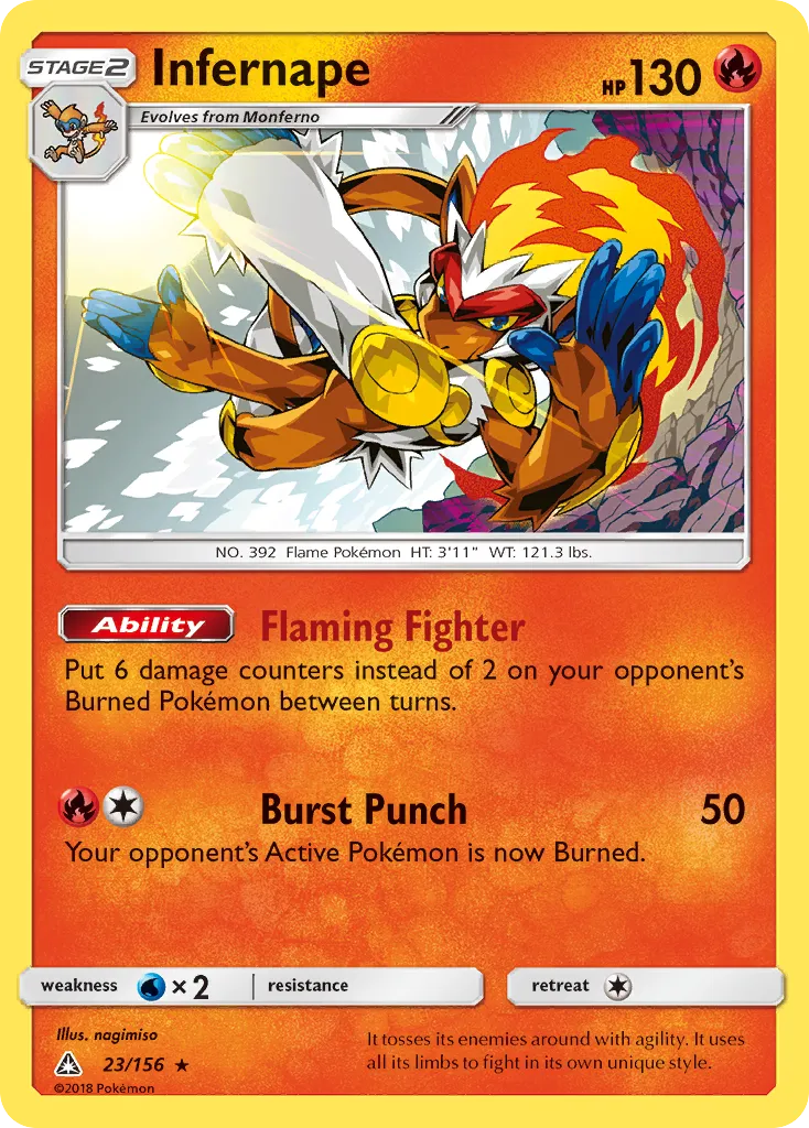 Infernape — SM - Ultra Prism — Pokémon