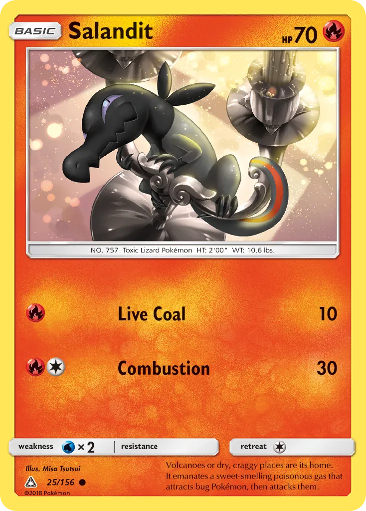 Salandit — SM - Ultra Prism — Pokémon
