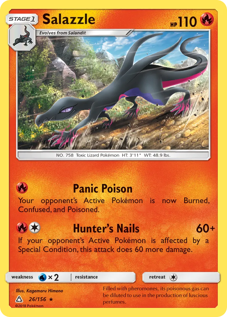 Salazzle — SM - Ultra Prism — Pokemon