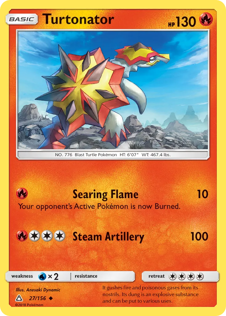 Turtonator — SM - Ultra Prism — Pokémon