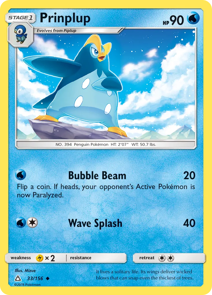 Prinplup — SM - Ultra Prism — Pokemon