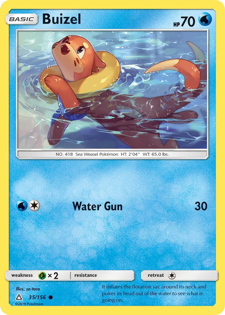 Mustébouée — SM - Ultra Prism — Pokemon