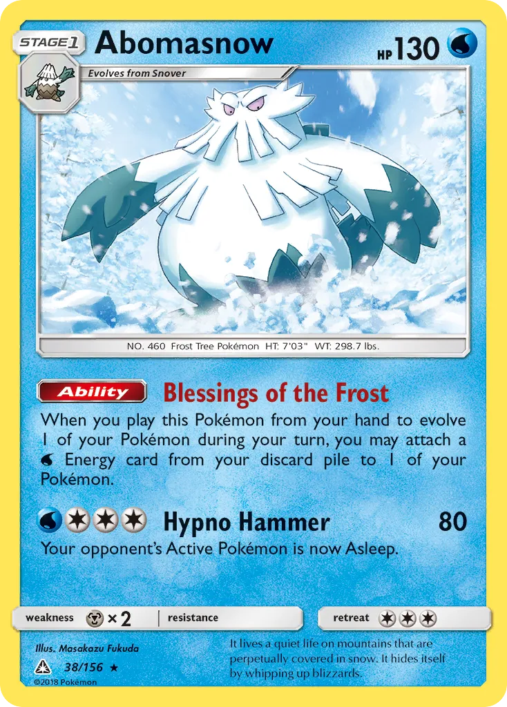 Abomasnow — SM - Ultra Prism — Pokémon