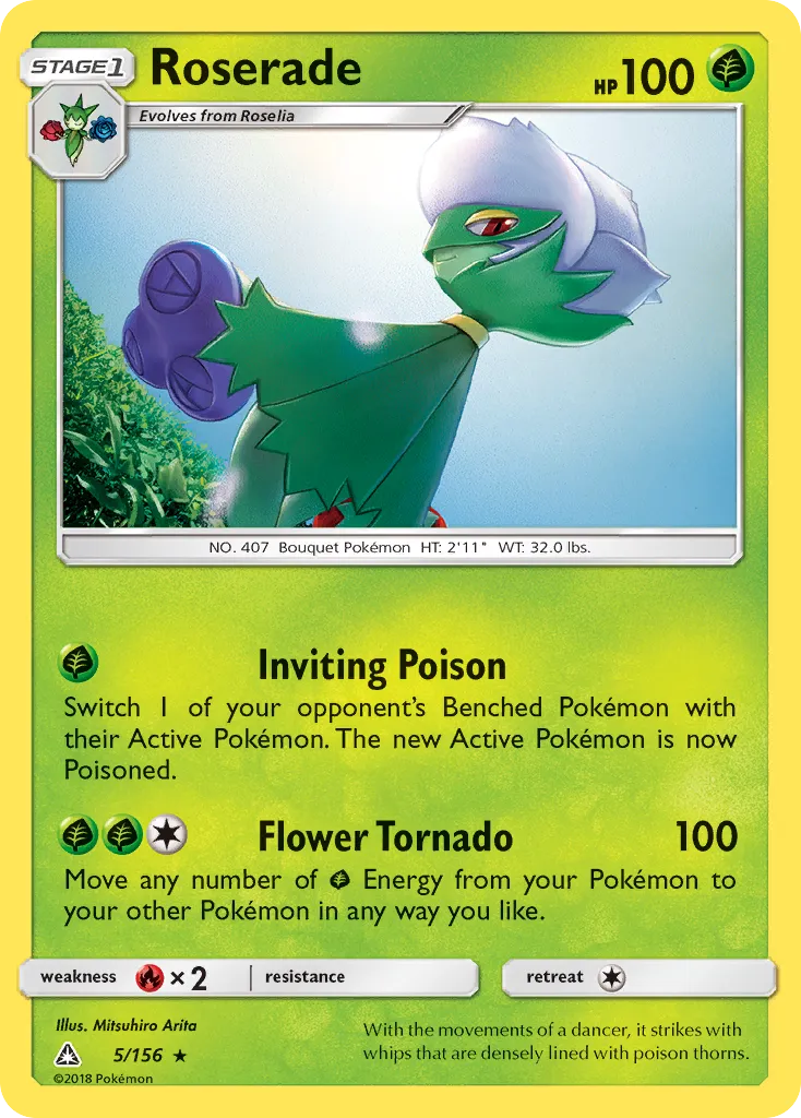 Roserade — SM - Ultra Prism — Pokemon