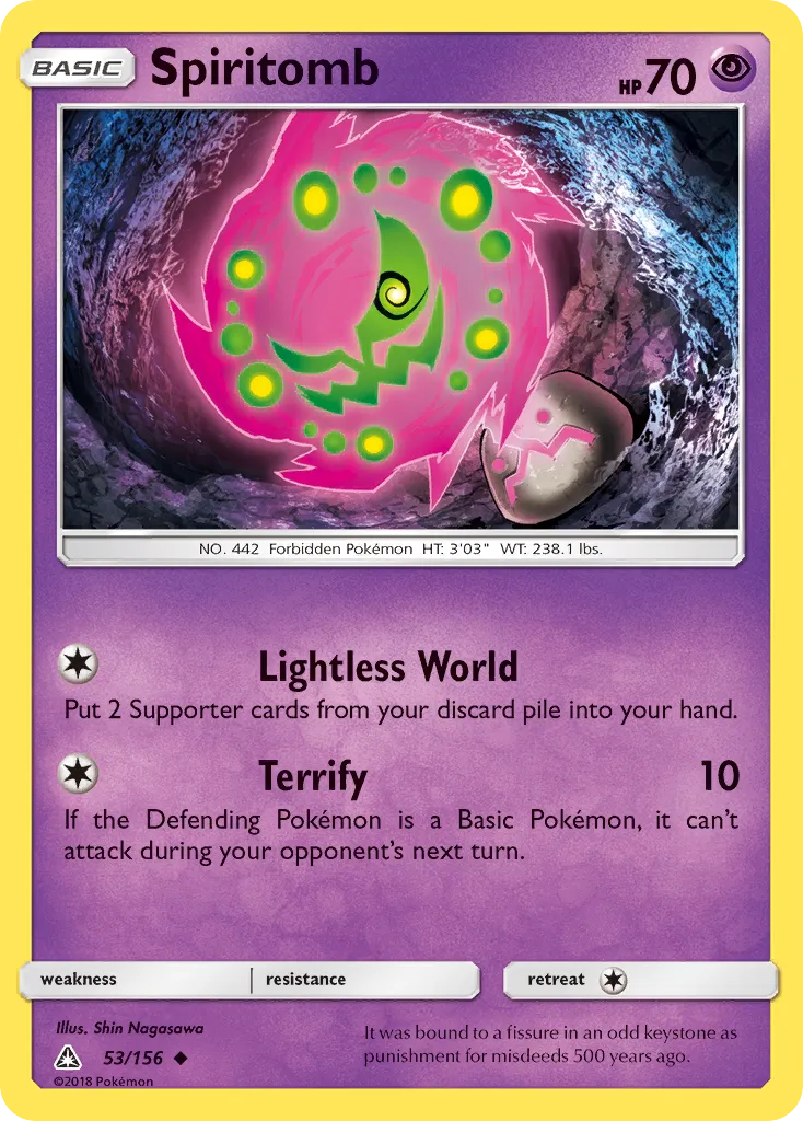 Spiritomb — SM - Ultra Prism — Pokemon