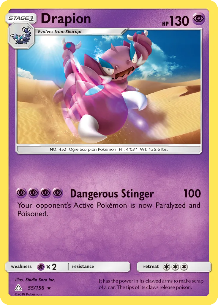 Drapion — SM - Ultra Prism — Pokemon