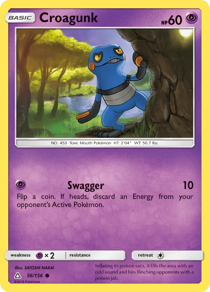 Croagunk — SM - Ultra Prism — Pokémon