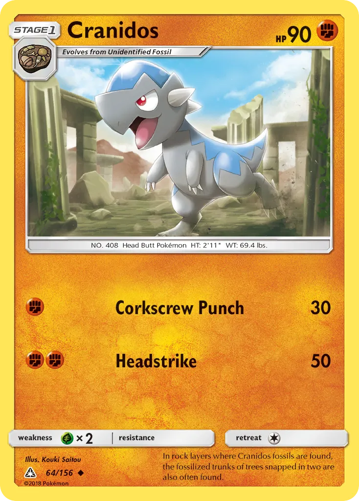 Cranidos — SM - Ultra Prism — Pokémon