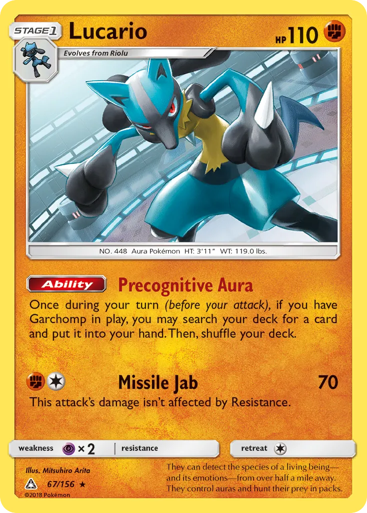 Lucario — SM - Ultra Prism — Pokemon