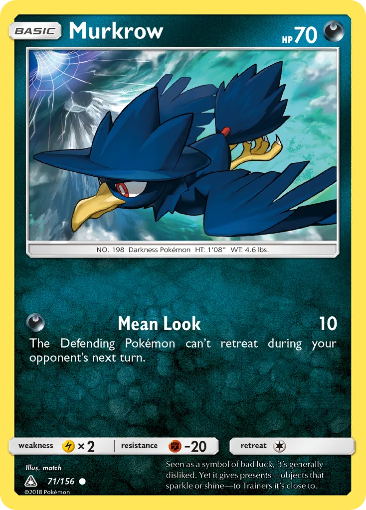 Murkrow — SM - Ultra Prism — Pokemon
