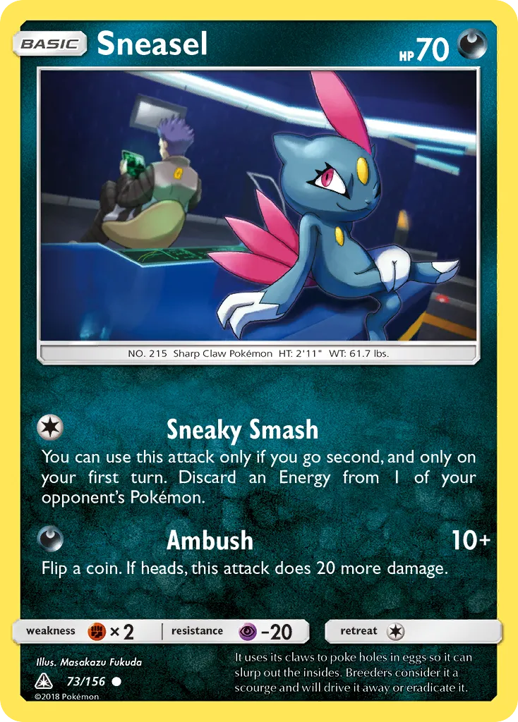 Sneasel — SM - Ultra Prism — Pokémon