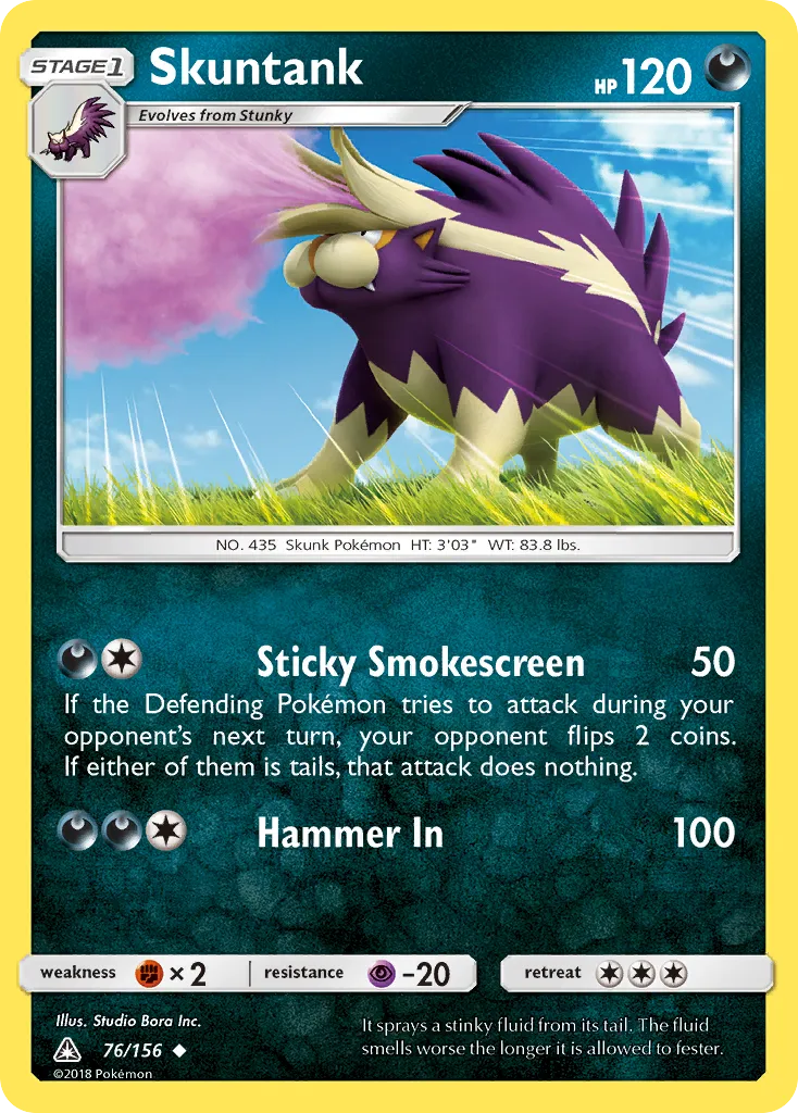 Skuntank — SM - Ultra Prism — Pokemon