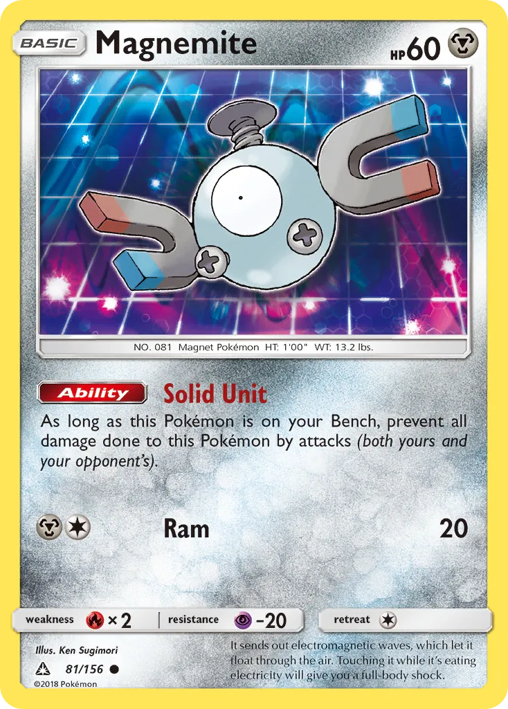 Magnemite — SM - Ultra Prism — Pokémon