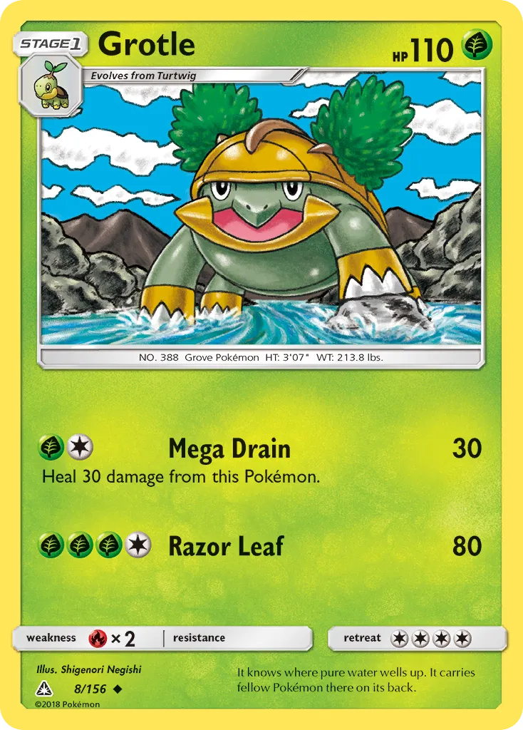 Grotle — SM - Ultra Prism — Pokémon