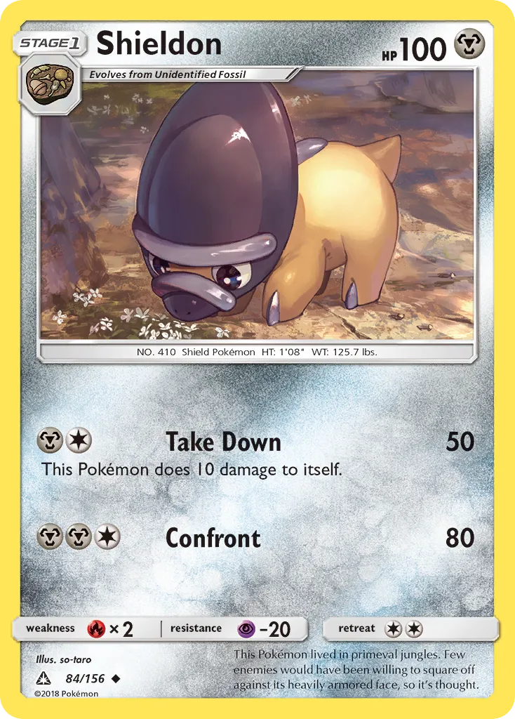Shieldon — SM - Ultra Prism — Pokemon