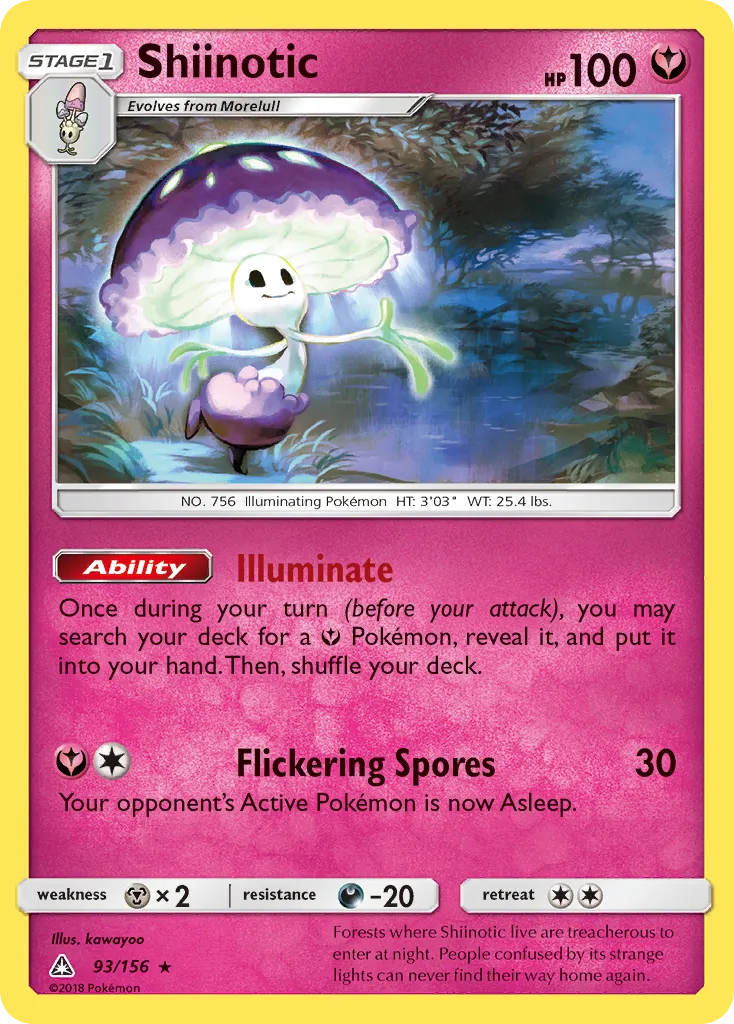 Shiinotic — SM - Ultra Prism — Pokemon