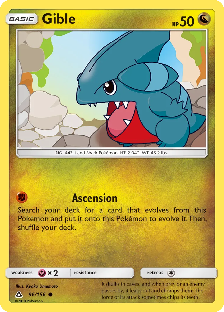 Gible — SM - Ultra Prism — Pokémon
