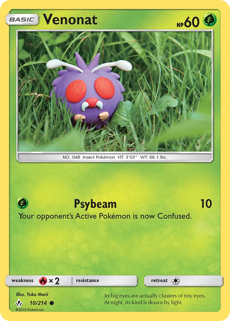 Venonat — SM - Unbroken Bonds — Pokemon