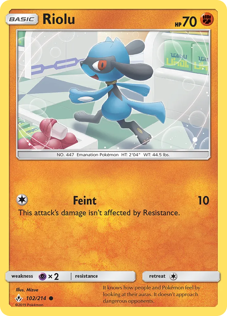 Riolu — SM - Unbroken Bonds — Pokémon