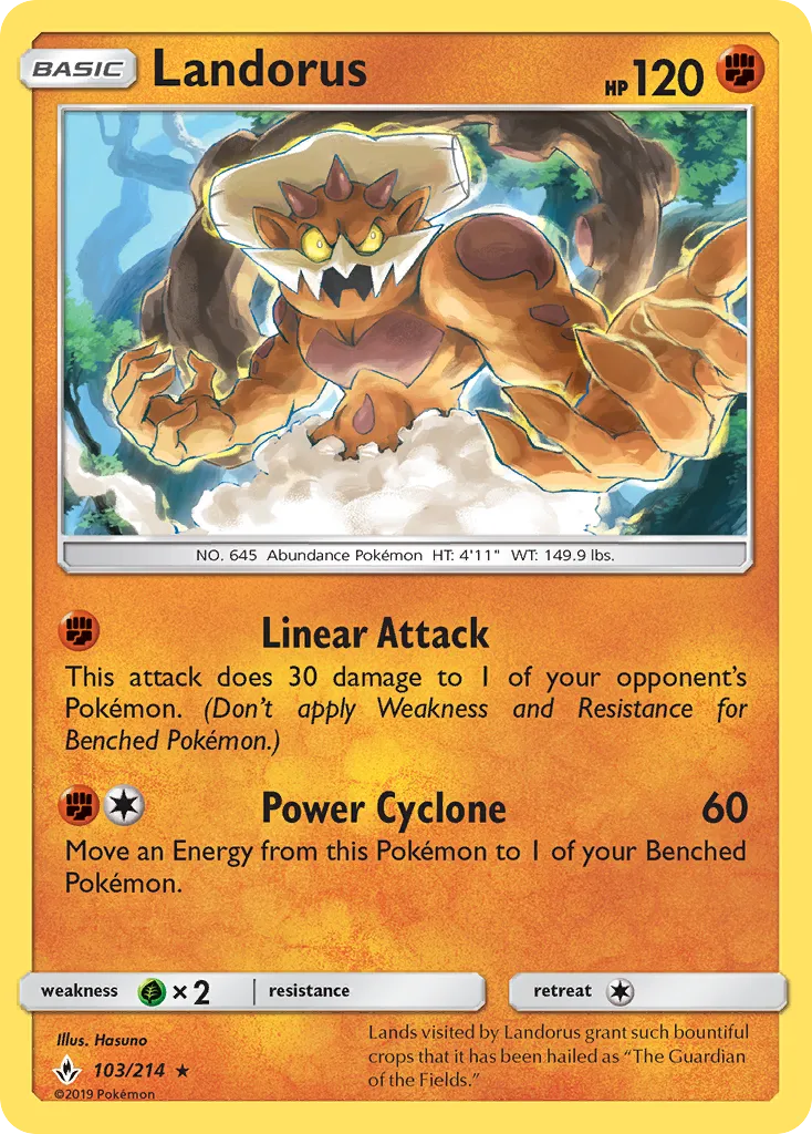 Landorus — SM - Unbroken Bonds — Pokemon