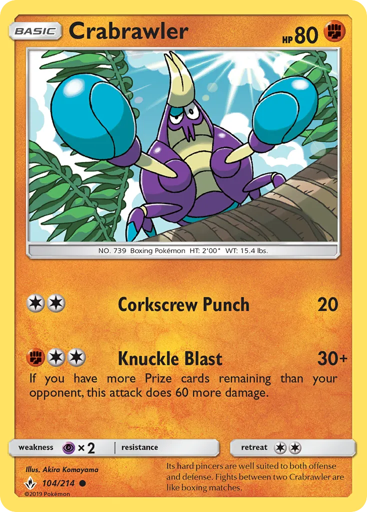 Crabrawler — SM - Unbroken Bonds — Pokemon