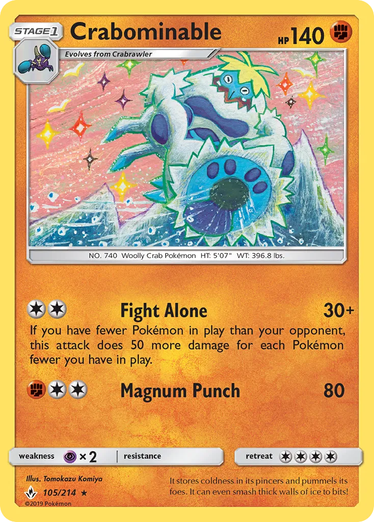 Crabominable — SM - Unbroken Bonds — Pokemon