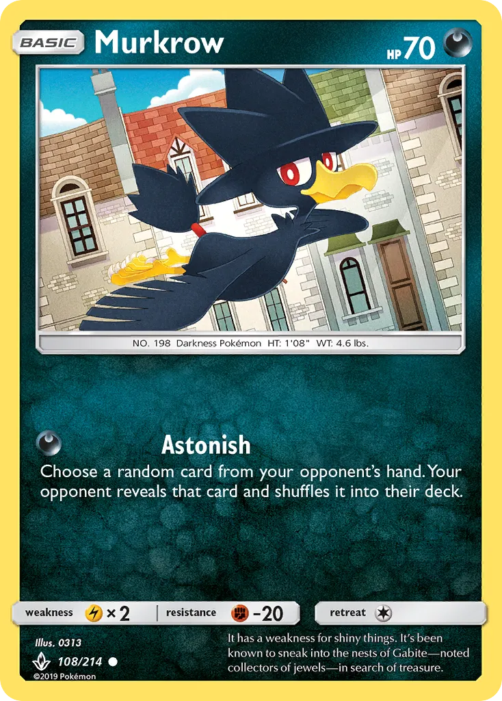 Murkrow — SM - Unbroken Bonds — Pokemon