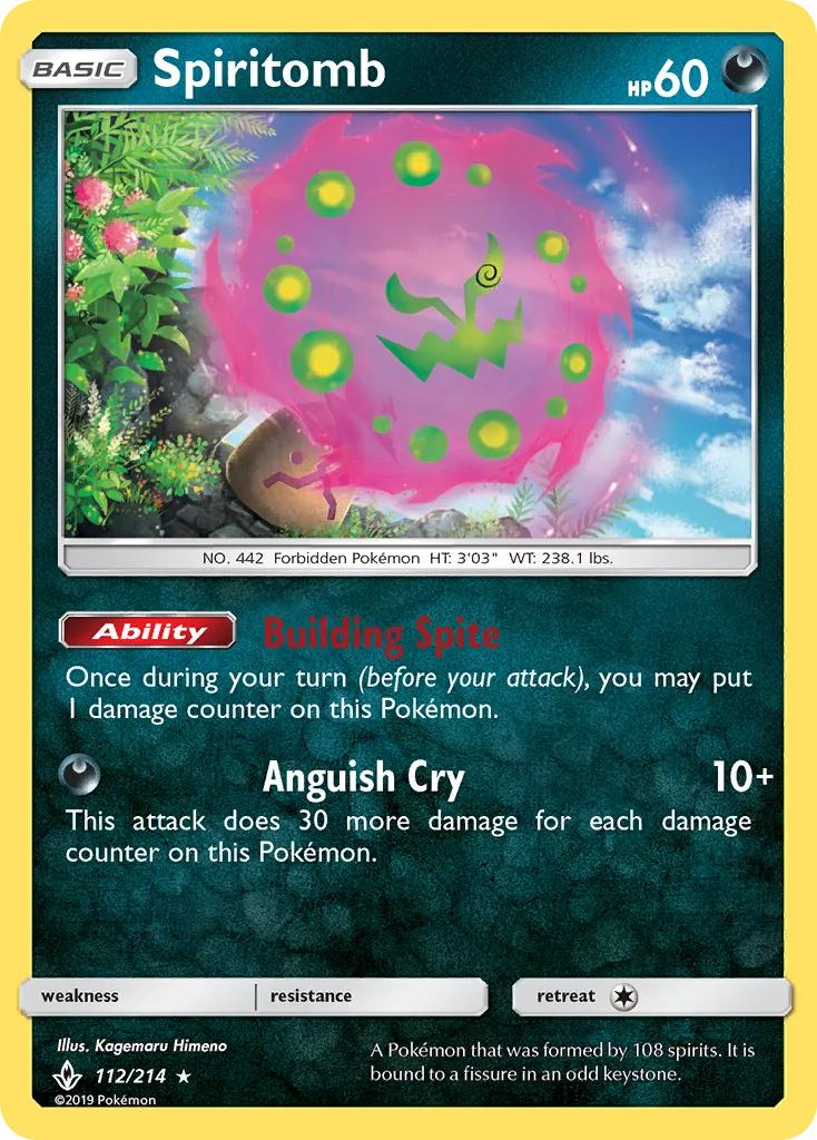 Spiritomb — SM - Unbroken Bonds — Pokemon