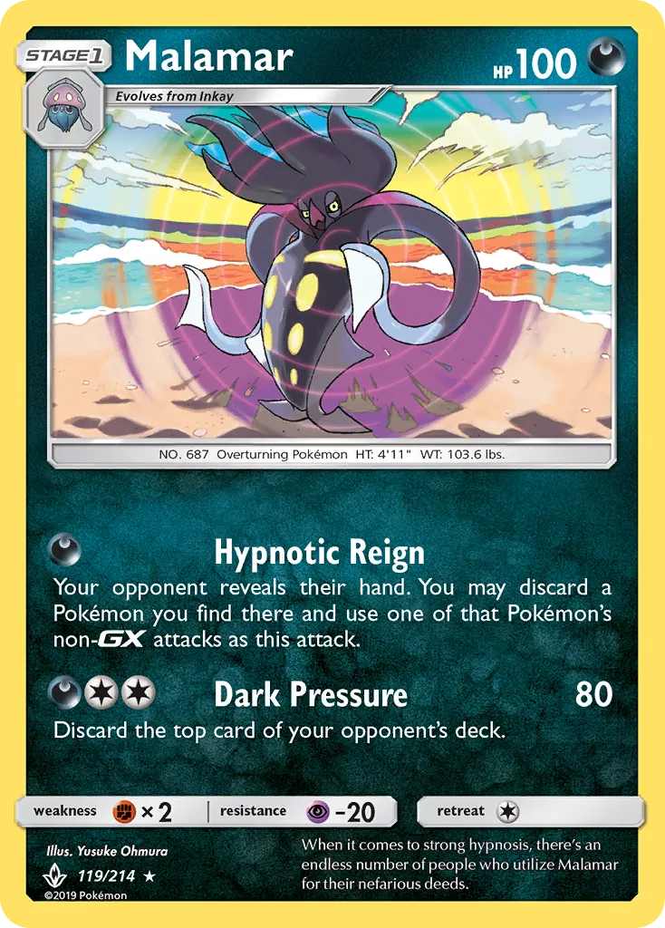 Malamar — SM - Unbroken Bonds — Pokemon