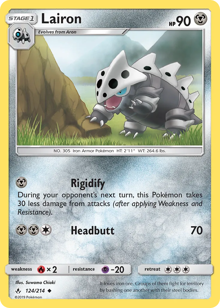 Lairon — SM - Unbroken Bonds — Pokemon