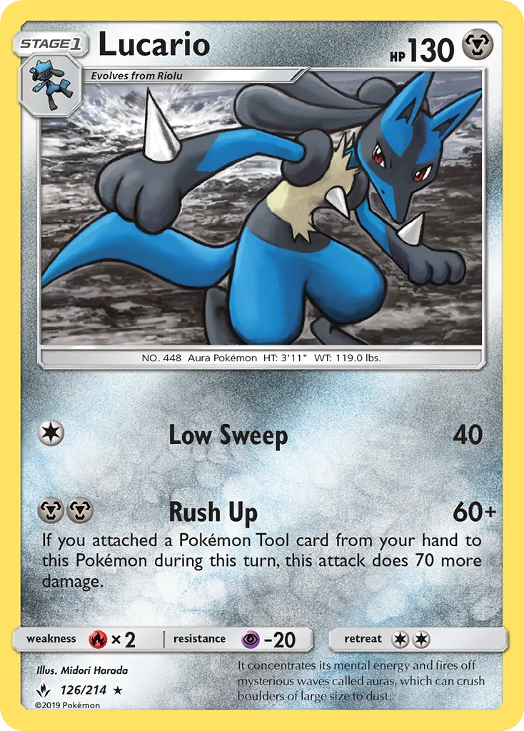 Lucario — SM - Unbroken Bonds — Pokemon
