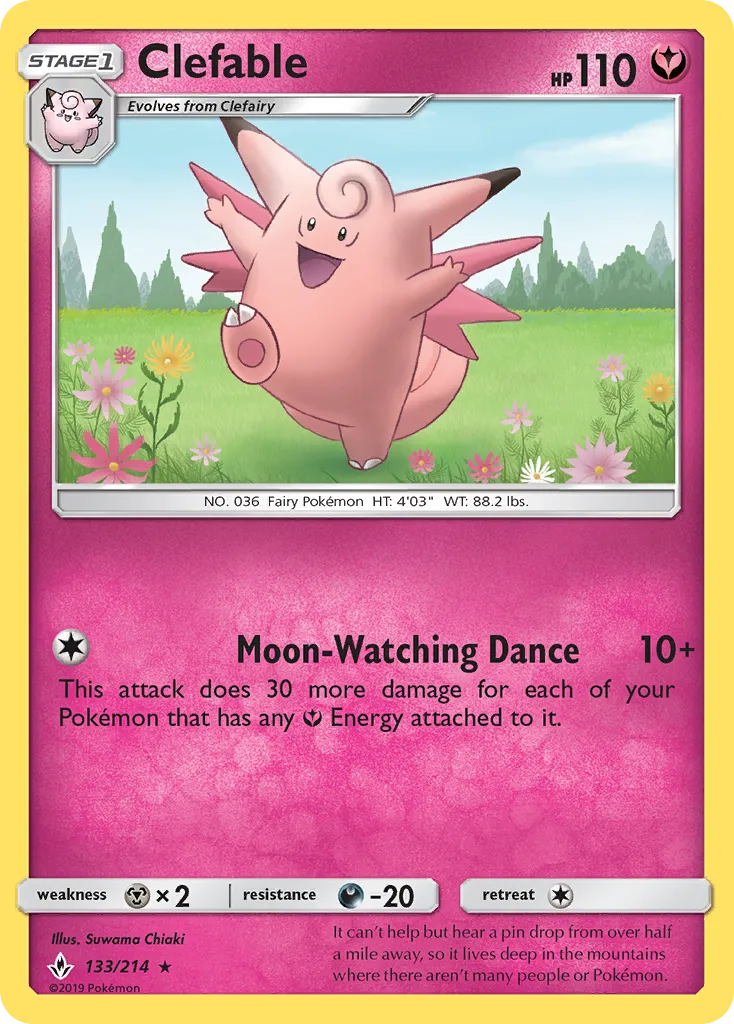 Clefable — SM - Unbroken Bonds — Pokémon