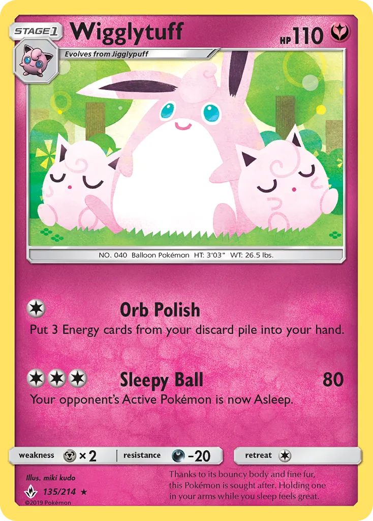 Wigglytuff — SM - Unbroken Bonds — Pokemon