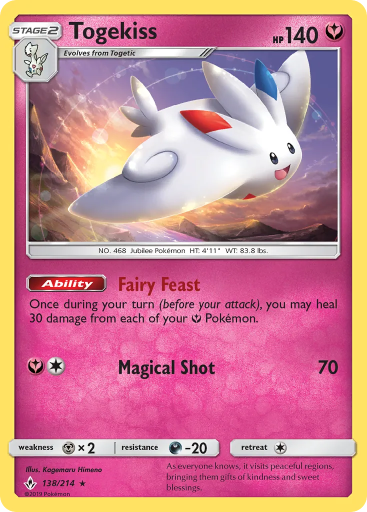 Togekiss — SM - Unbroken Bonds — Pokemon