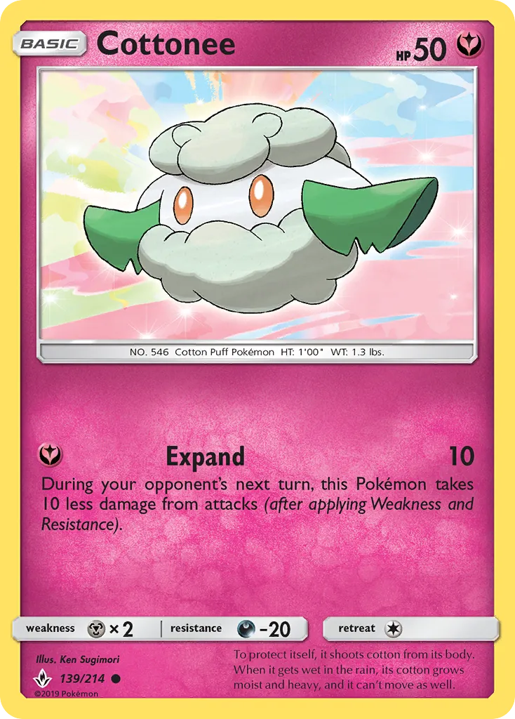 Cottonee — SM - Unbroken Bonds — Pokémon