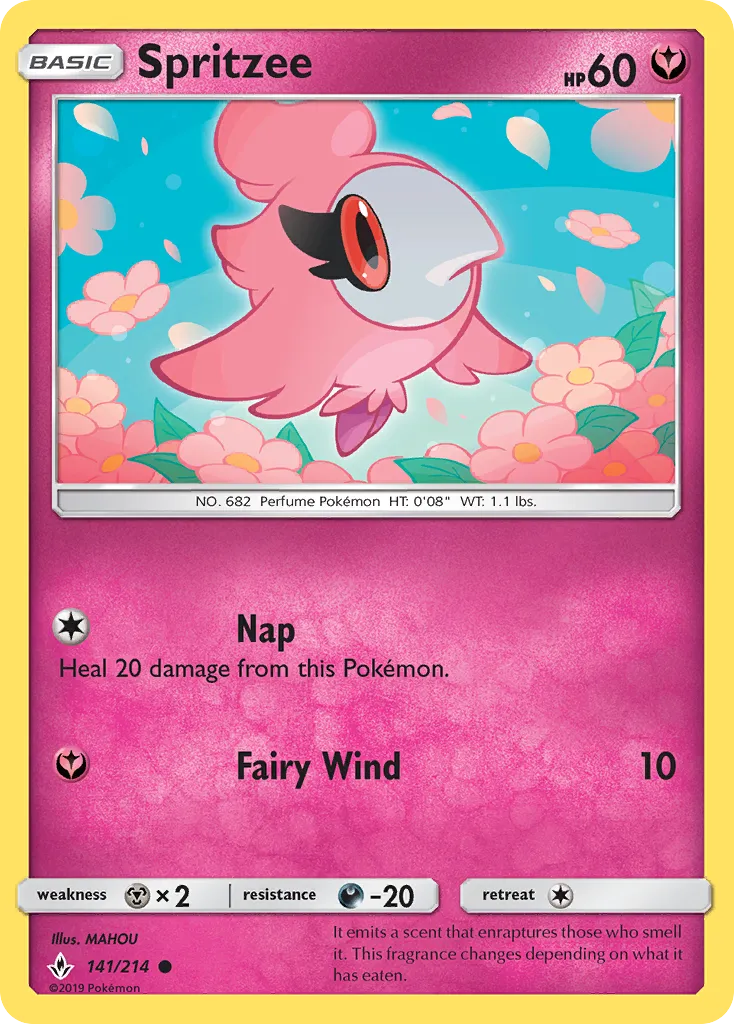 Spritzee — SM - Unbroken Bonds — Pokémon