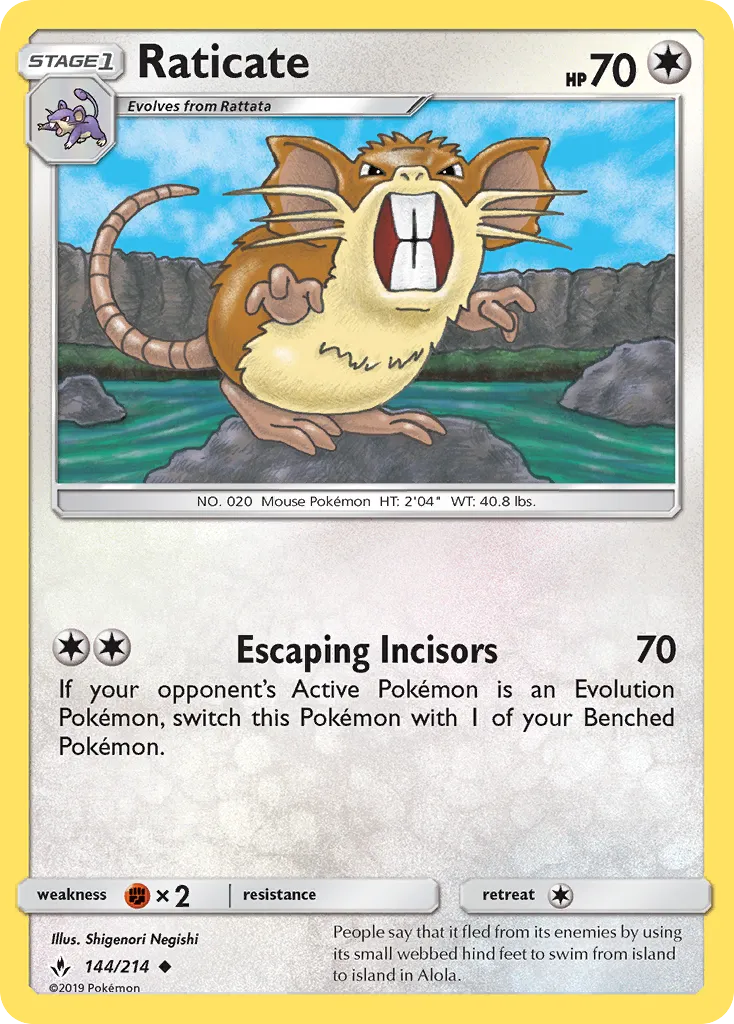 Raticate — SM - Unbroken Bonds — Pokémon