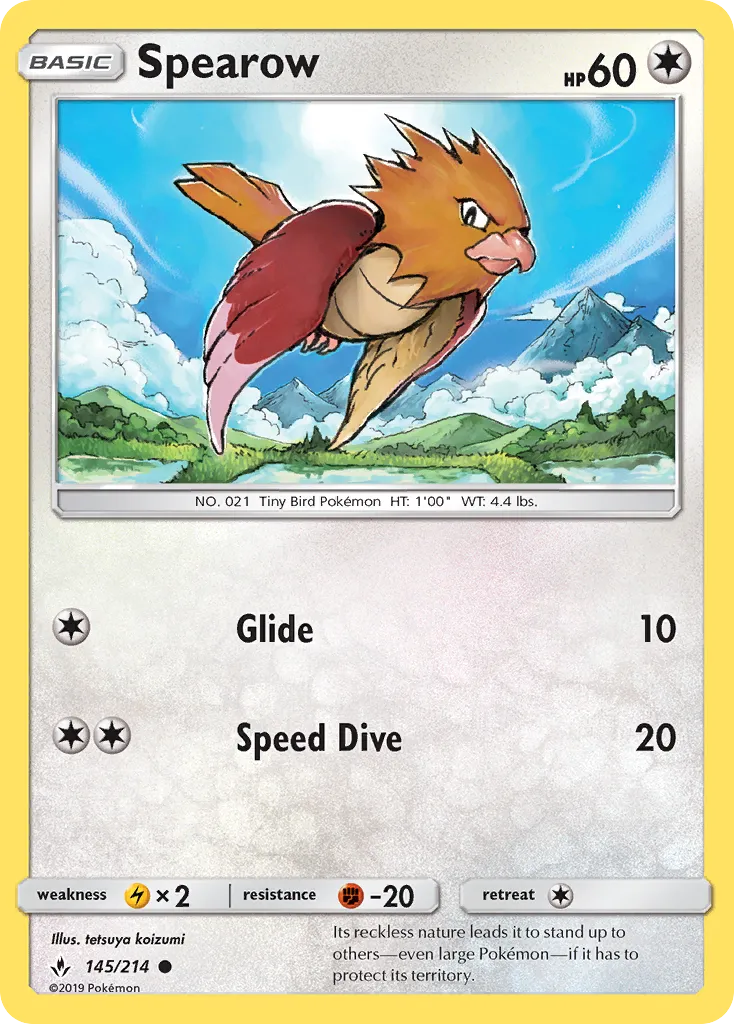 Spearow — SM - Unbroken Bonds — Pokémon
