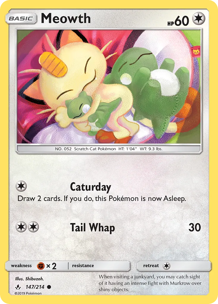 Meowth — SM - Unbroken Bonds — Pokemon