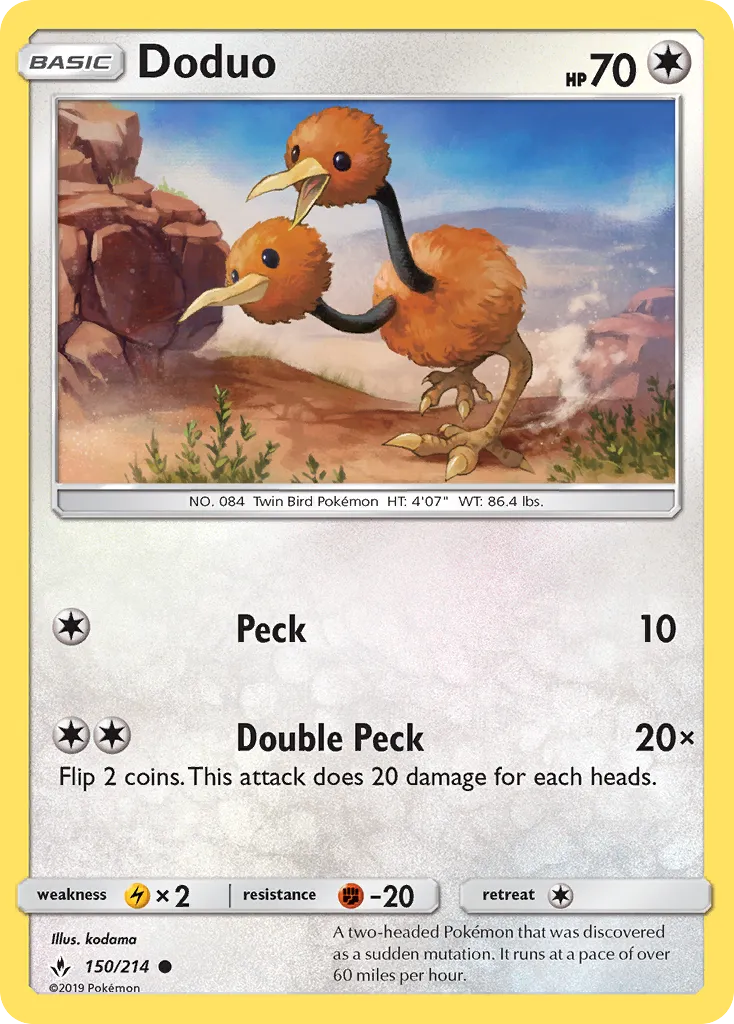 Doduo — SM - Unbroken Bonds — Pokémon