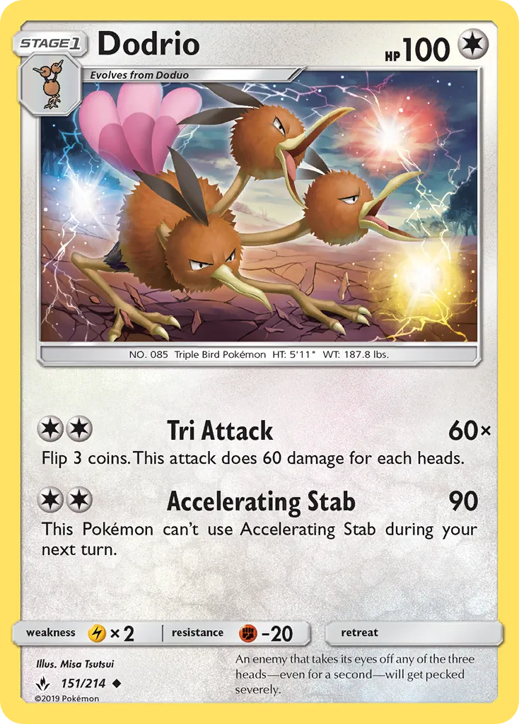 Dodrio — SM - Unbroken Bonds — Pokémon