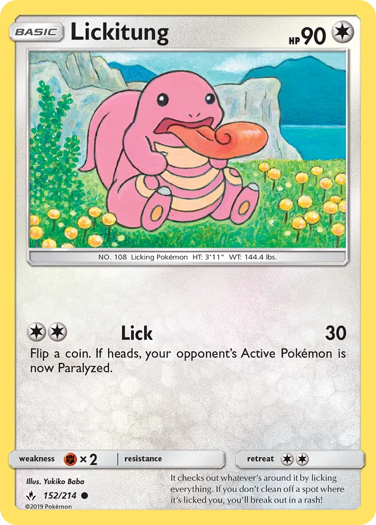 Lickitung — SM - Unbroken Bonds — Pokémon