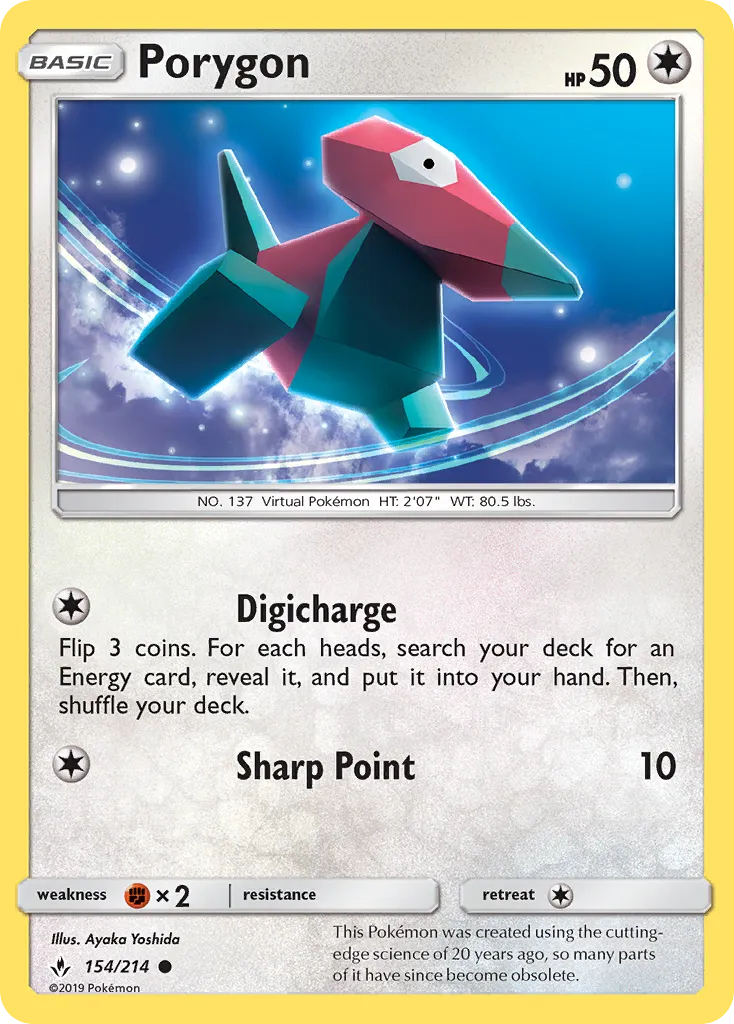 Porygon — SM - Unbroken Bonds — Pokemon