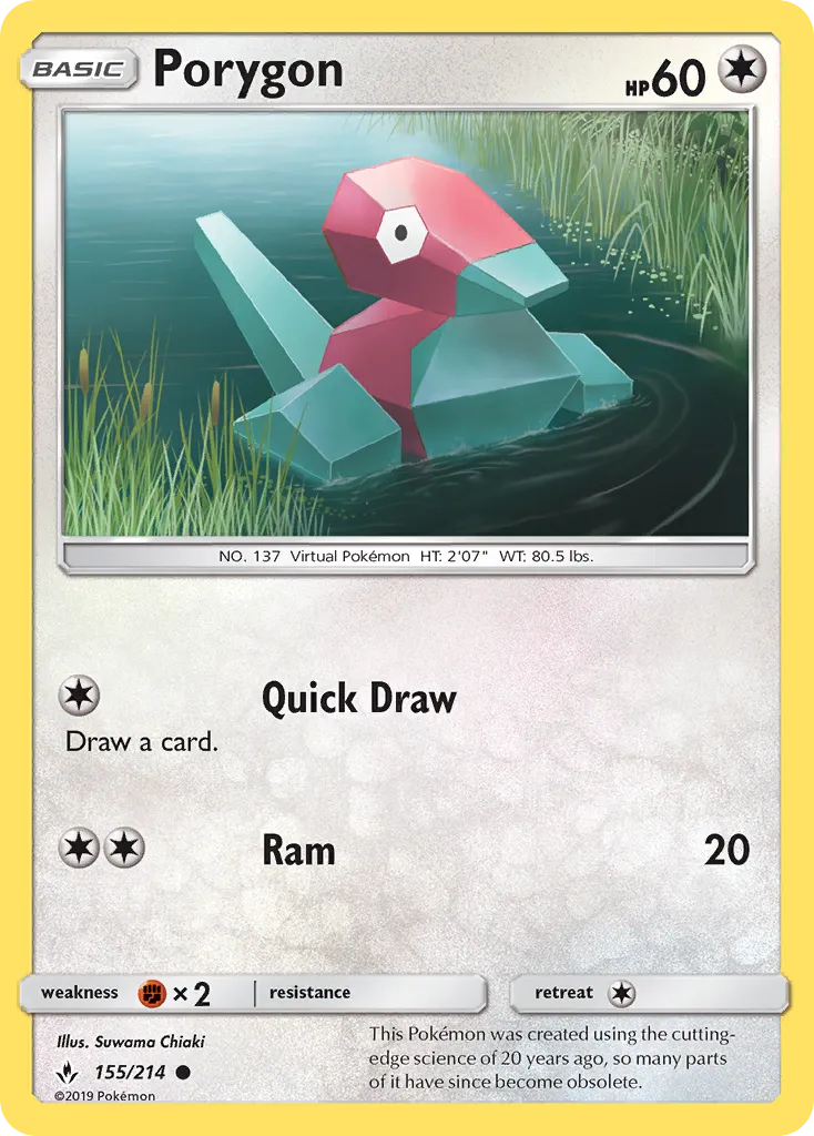 Porygon — SM - Unbroken Bonds — Pokemon
